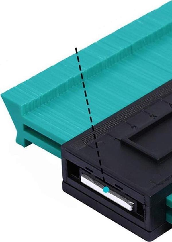 Büro Ev Hobi Takım Çantası için 12CM Şekil Profil Kontür Ölçer Kalıp Çıkarma Aparatı - Image 1