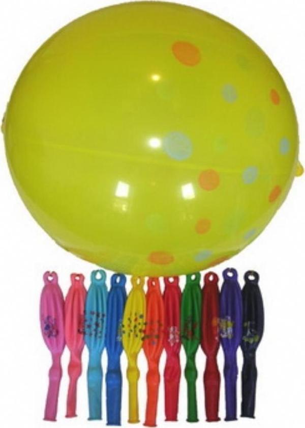 Büro Ev Ofis Piknik Keyfi için 100ADET Lastikli Punc Balon Seti - Image 1