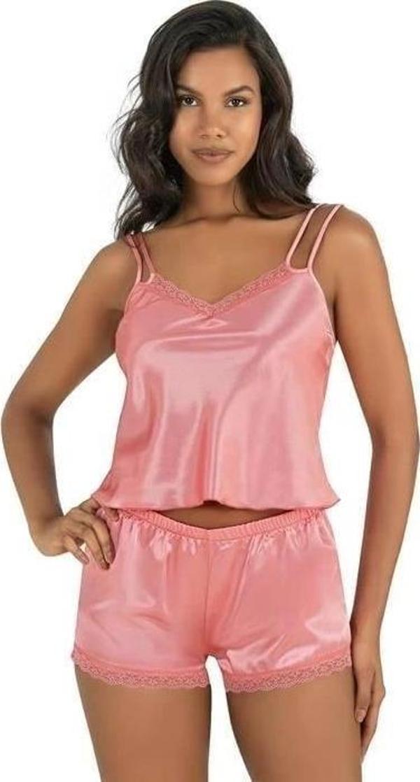 Miss Mercan Saten Şort Takımı 9210 - Image 1