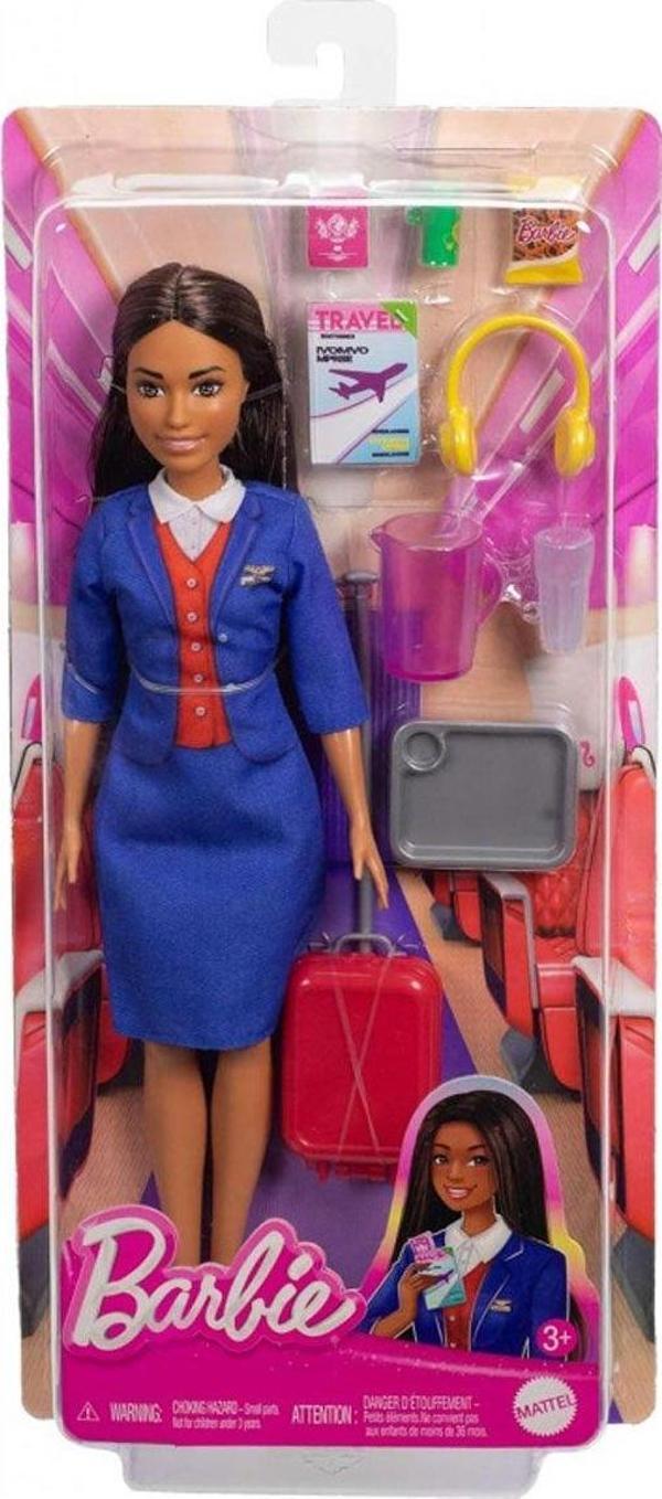 HYT60 Barbie Hostes Bebek ve Aksesuarları FABBATOYS - Image 1