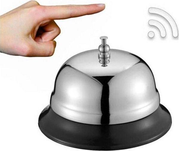 Büro Ev Ofis Hediyesi için Dekoratif Masaüstü Ring For A Hug Resepsiyon Zili - Image 1