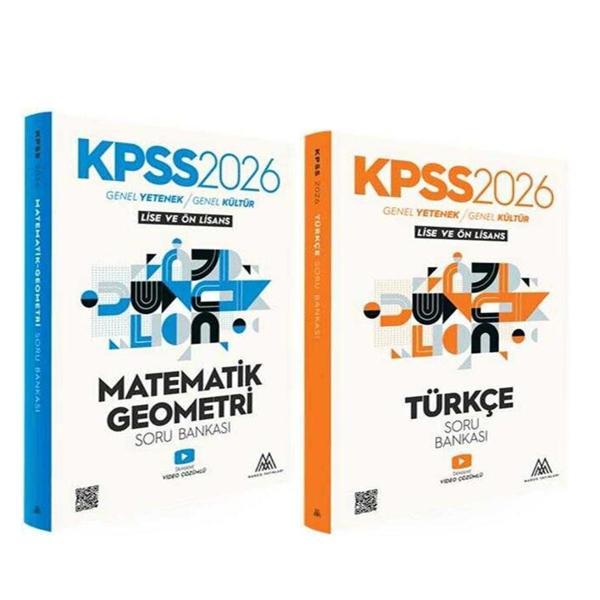 Marsis Yayınları 2026 KPSS Türkçe ve Matematik Soru Bankası Seti 2 Kitap - Marsis Yayınları - Image 1