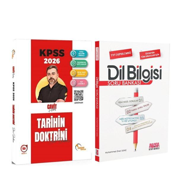 Doktrin Yayınları 2026 KPSS Tarihin Doktrini ve AKM Dil Bilgisi Soru Bankası Seti 2 Kitap - Doktrin Yayınları - Image 1