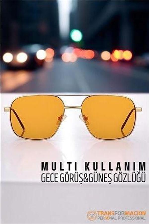 Gece Sürüş Görüş Parlama Önleyici Gece Gözlüğü Sis Far Işık Önleyici Anti-Fog Gözlük - Image 1