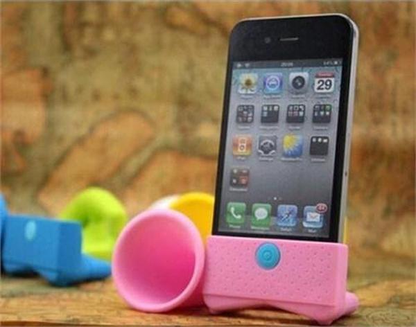 Büro Ev Ofis Cep Telefonu için Phone 4 Model Ses Yükseltici Horn Speaker - Image 1