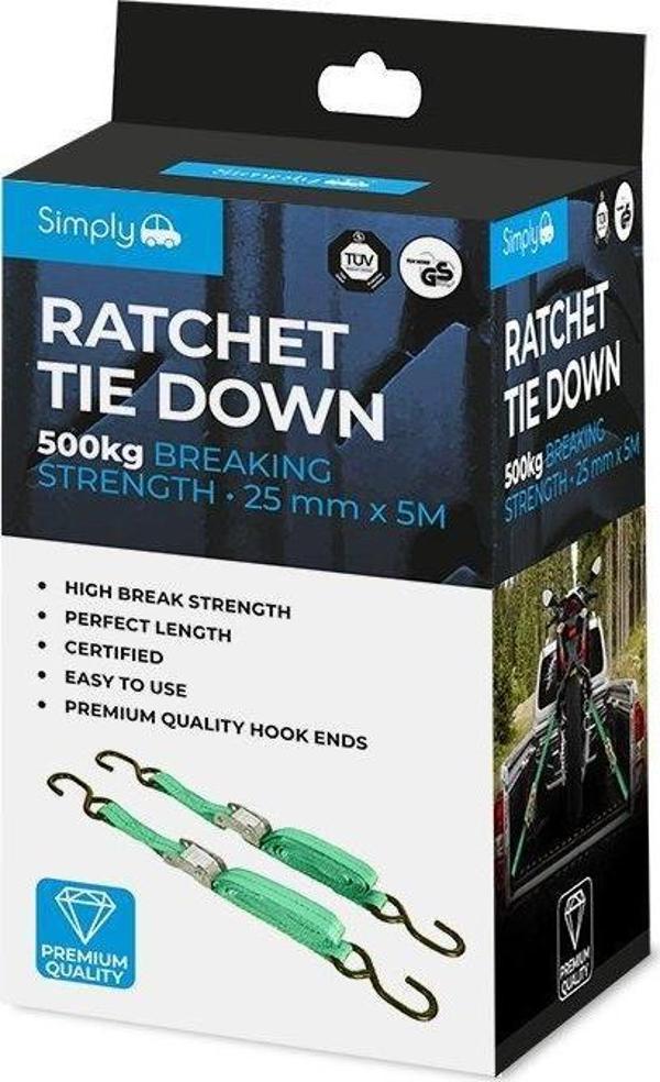 Simply Brands Circir Baglama Kayisi-Halat 2 Adet 500Kg 25mmX5M - Image 1