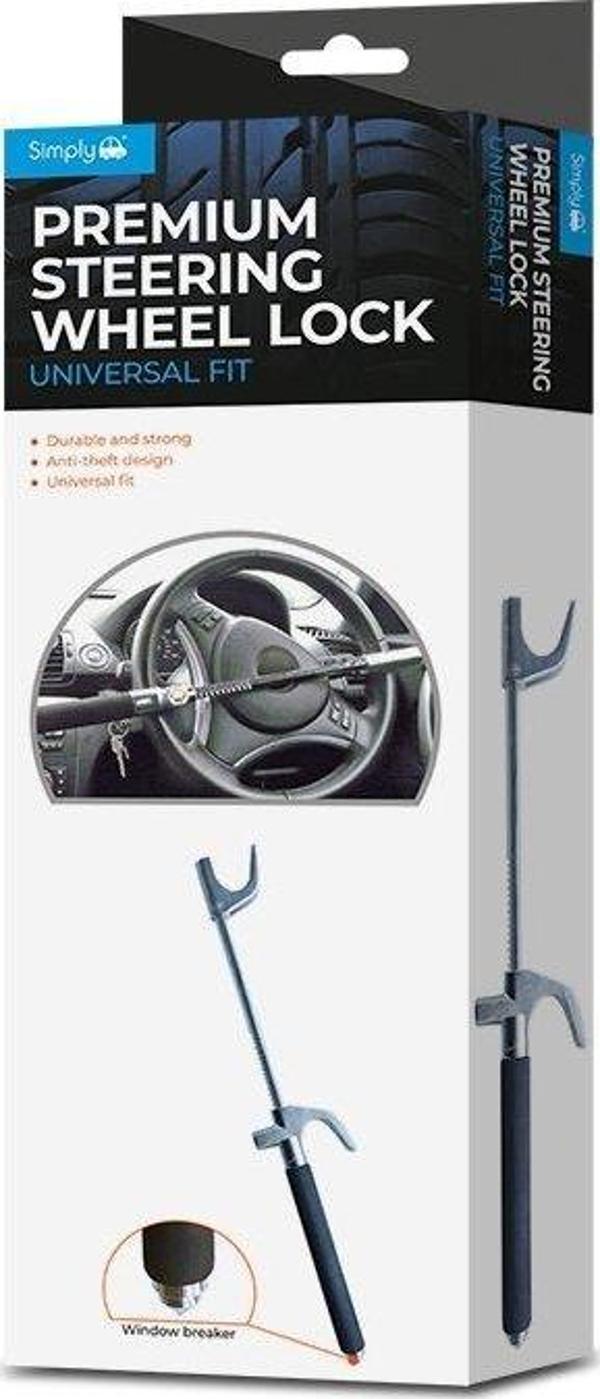 Simply Brands Premium Araba Direksiyon Kilidi - Image 1