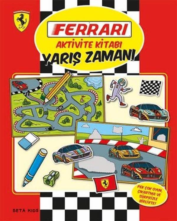 Ferrari Aktivite Kitabı - Yarış Zamanı - Beta Kids - Image 1