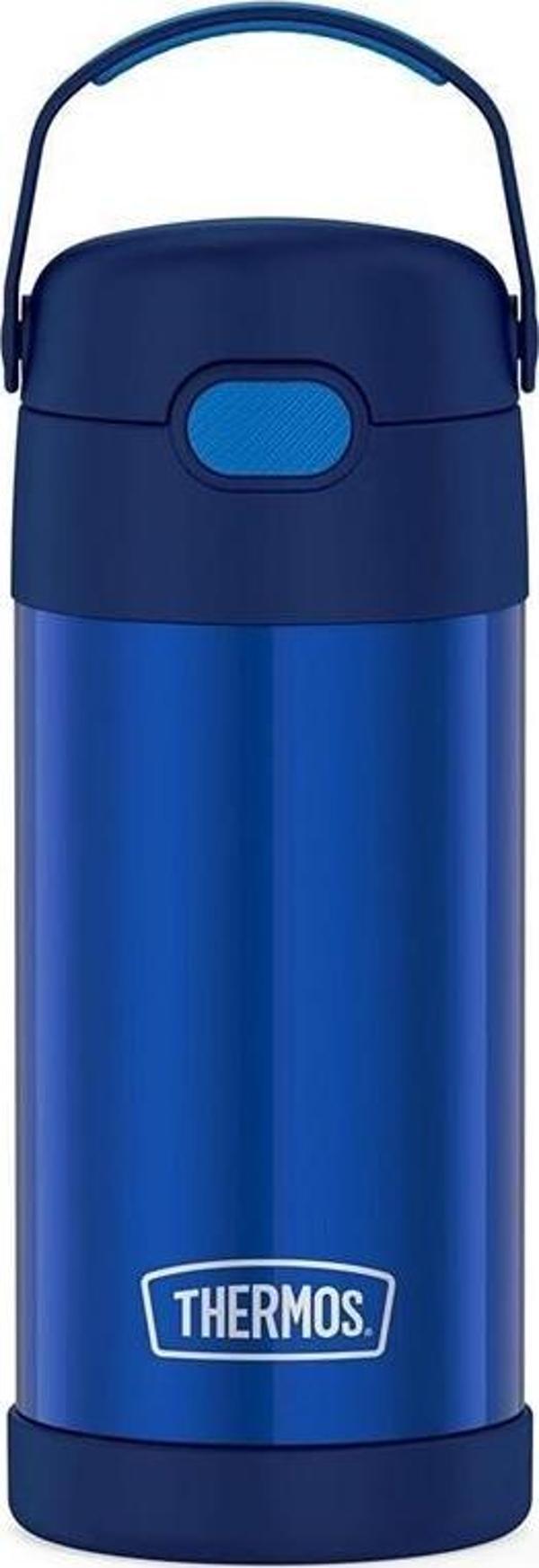 Thermos F401 Funtainer SS Çocuk Pipetli Termos 0,355 Lt MAVİ - Image 1