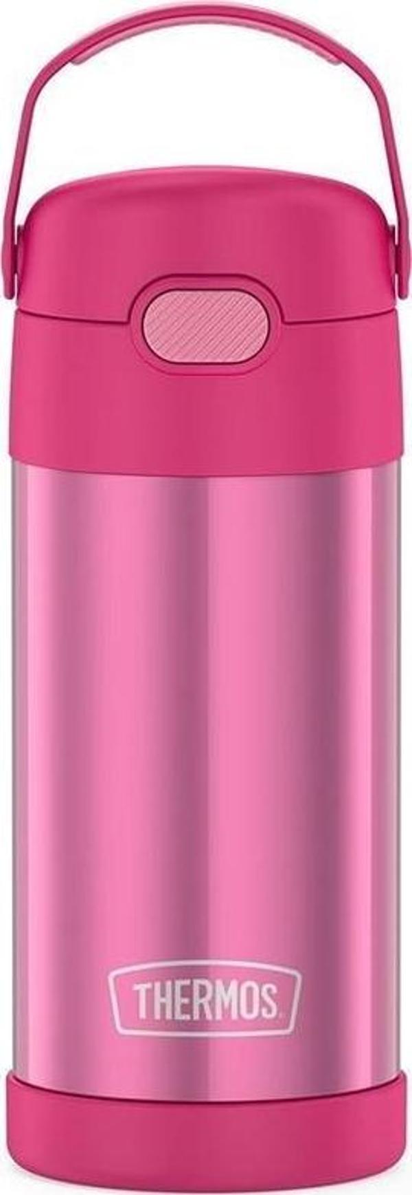 Thermos F401 Funtainer SS Çocuk Pipetli Termos 0,355 Lt PEMBE - Image 1