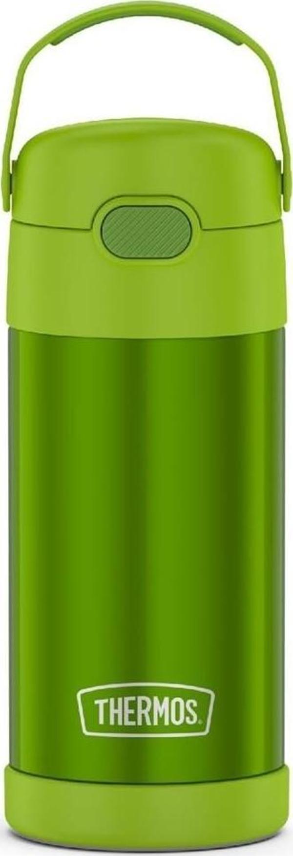 Thermos F401 Funtainer SS Çocuk Pipetli Termos 0,355 Lt LİME - Image 1