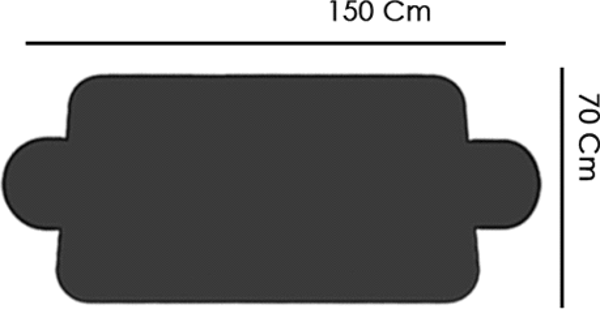 Büro Ev Ofis Arabası için 150x70CM Siyah Araç İçi Ön Cam Oto Güneşliği - Image 1
