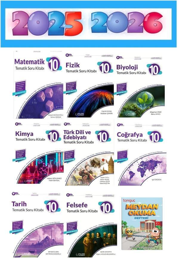 Palme Yayınları 10. Sınıf Soru Bankası Seti 2025-2026 - Palme Yayınları - Image 1