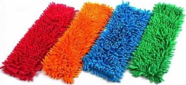 Büro Ev Ofis Yazlık Hijyeni için 60CM Mikrofiber Makarna Mop Paspas Yedeği - Image 1