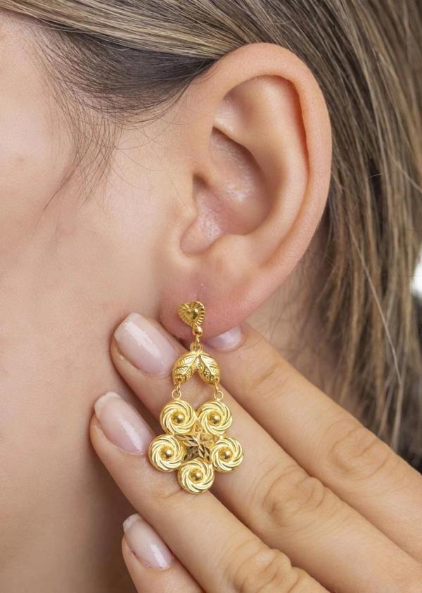 Yiğitbaşı Gold 22 Ayar Küpe - Image 1