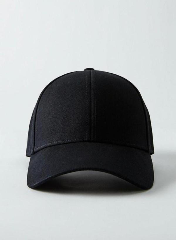 Düz Siyah Şapka Sportif Cap  - Image 1