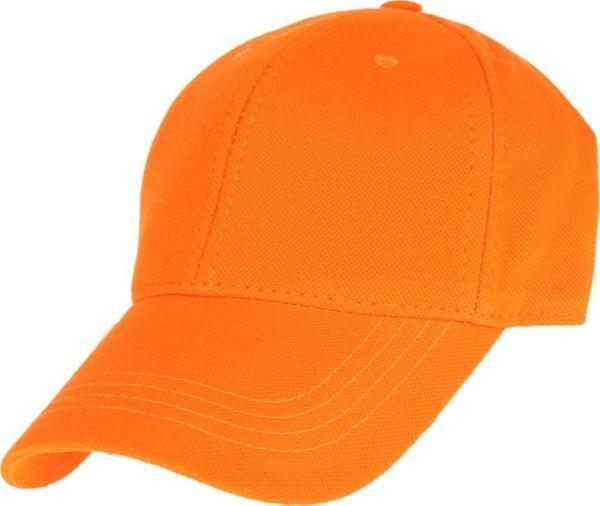 Düz Turuncu Gabardin Spor Şapka Spor Cap - Image 1