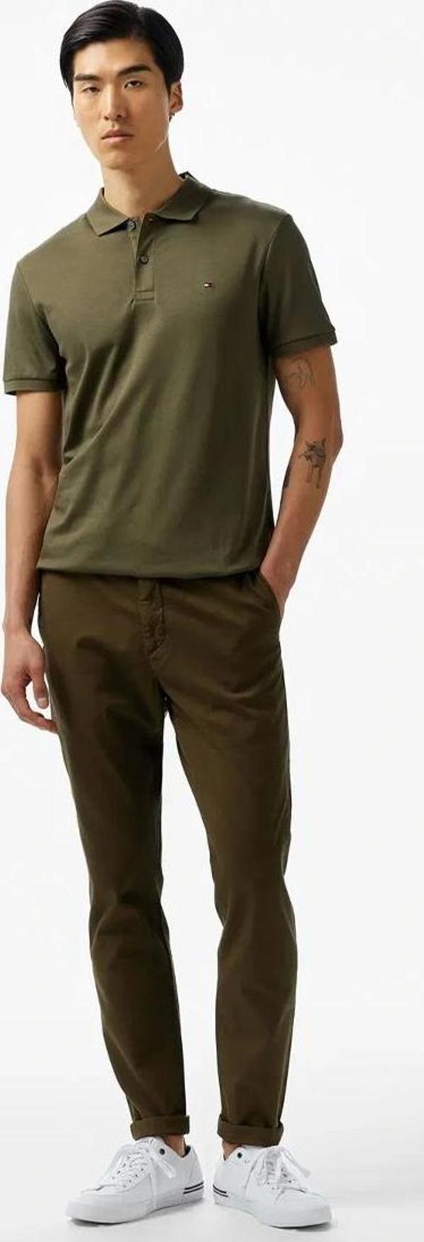 Tommy Hilfiger HARLEM 3/4 EL PO STRUCTURE GMD Erkek denim Pantolon MW0MW37719RBN - Image 1