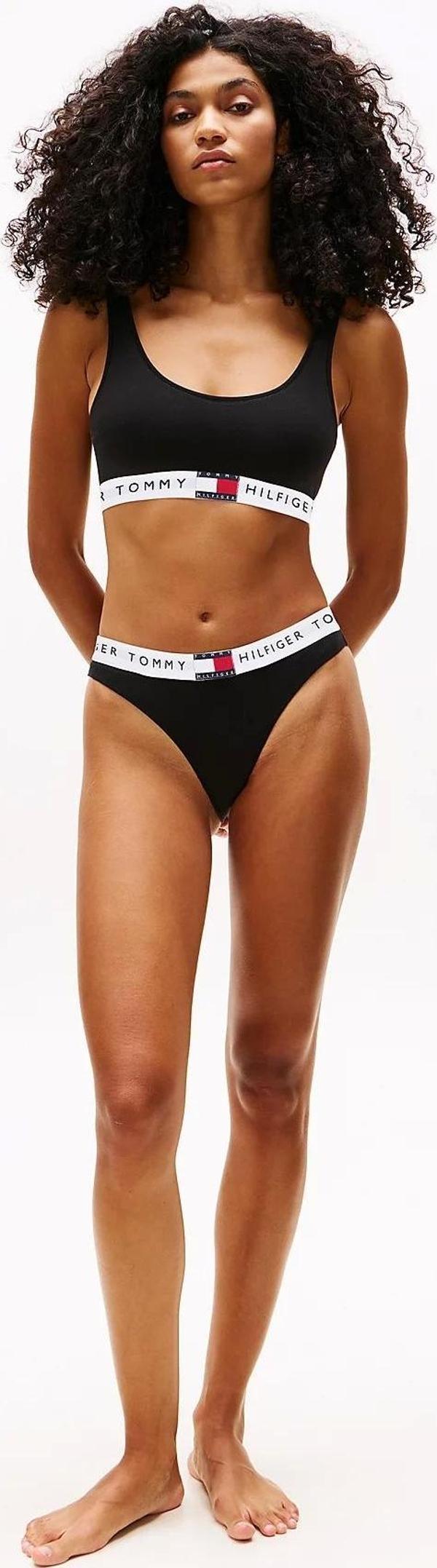 Tommy Hilfiger UNLINED BRALETTE (EXT. SIZE) Kadın  Büstiyer UW0UW05713BDS - Image 1