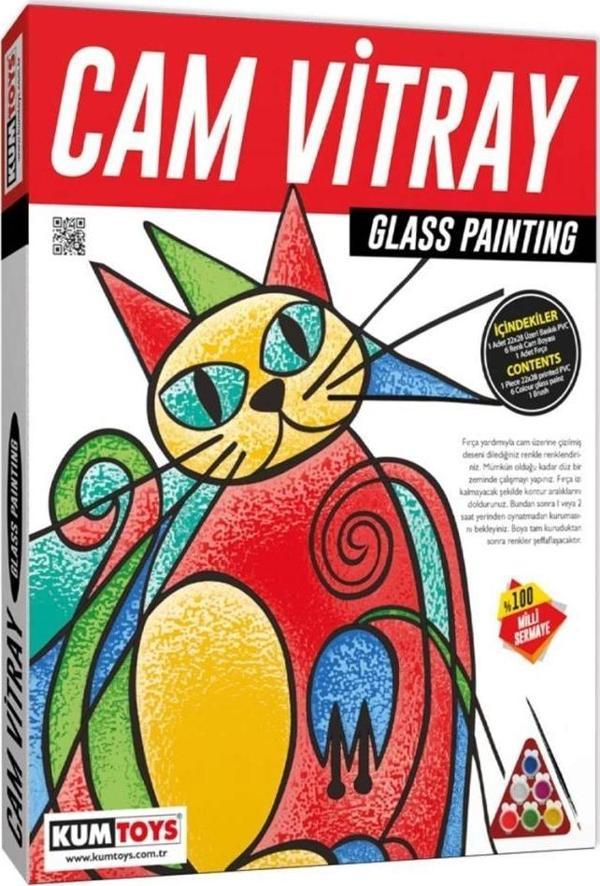 Çocuk 5001 KumToys Cam Vitray - Glass Painting / +6 yaş - Image 1