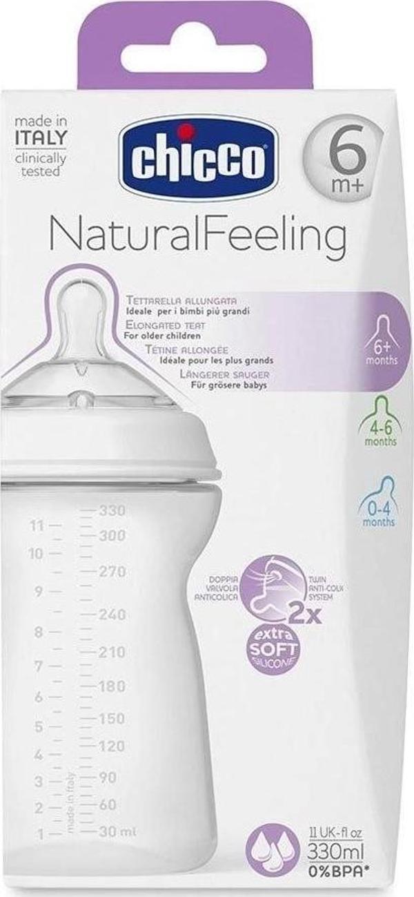 Eğitici Çocuk Oyuncak    NaturalFeeling PP Biberon 6 Ay+ 330ml - Image 1