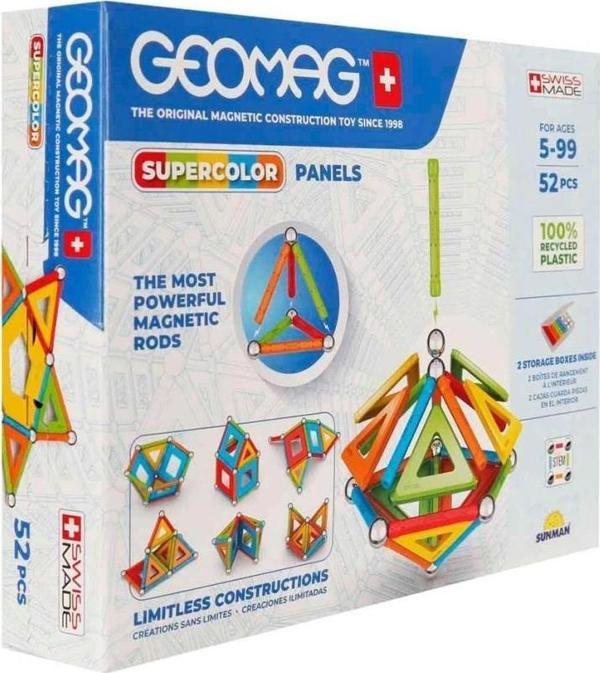  000378 Renkli Manyetik Zeka Oyunu 52 Parça -Sunman - Image 1