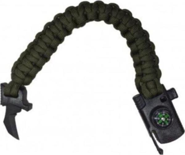 Safari Paracord Pusulalı Haki Bileklik - Image 1