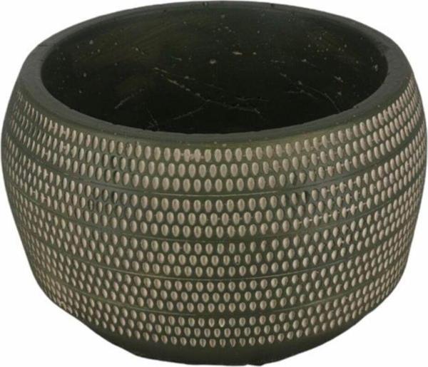 Doğa Garden Ridge Oval Serisi Beton Vazo - Image 1