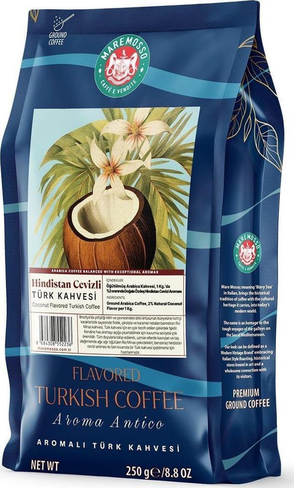 Hindistan Cevizi Aromalı Türk Kahvesi 250 Gr. - Image 1