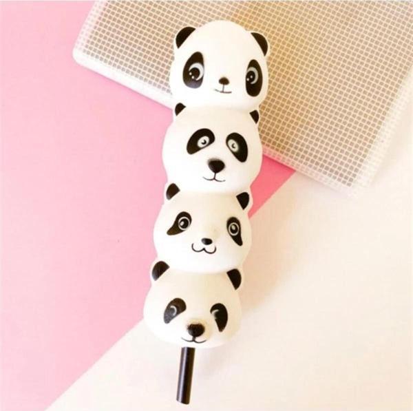 Sevimli Panda Squishy Kalem Beyaz - Image 1