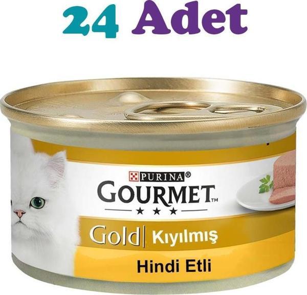 Gourmet Gold Kıyılmış Hindili Kedi Konservesi 85g (24 Adet) - Image 1