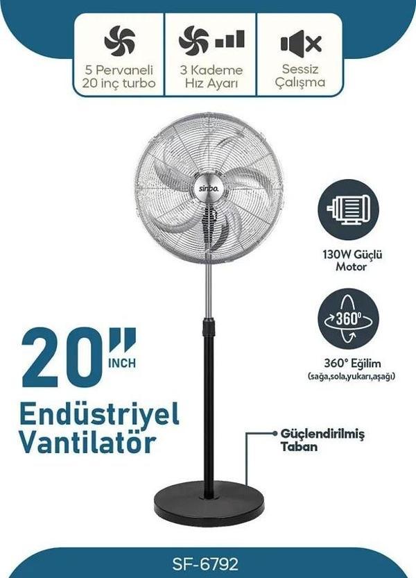 Sinbo SF-6792 AYAKLI VANTİLATÖR - Image 1