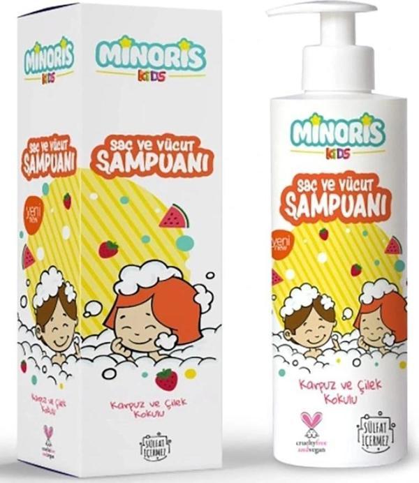 Nessiworld Minoris Kids Organik Saç ve Vücut Şampuanı 400ml - Image 1
