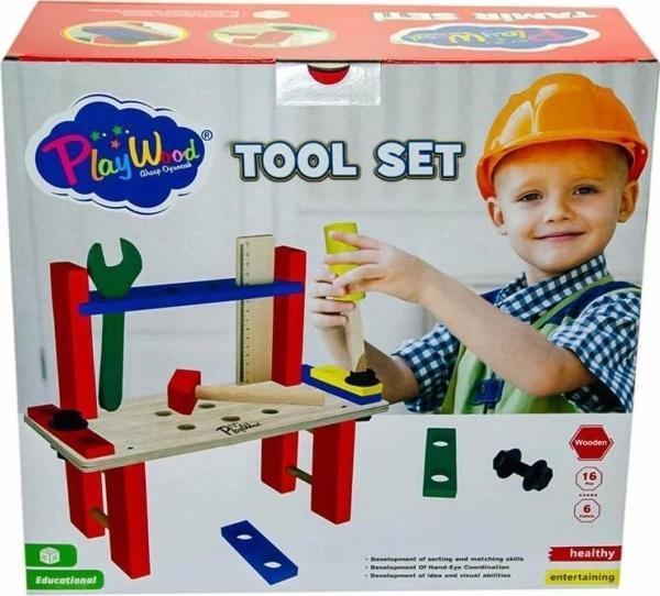 Çocuk 397 Kutuda Ahşap Tamir Seti - Onyıl Oyuncak - Image 1