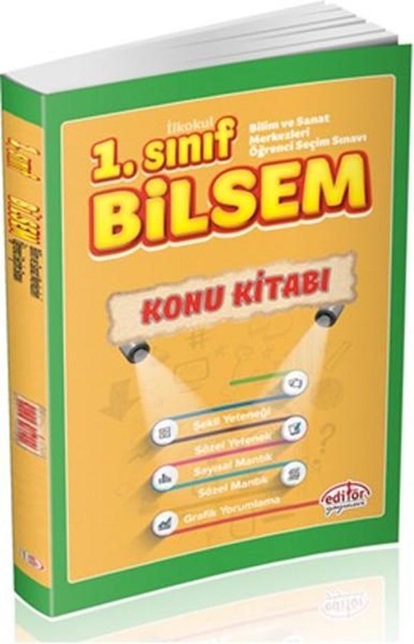 1. Sınıf Bilsem Tamamı Çözümlü Konu Kitabı - Editör - Image 1