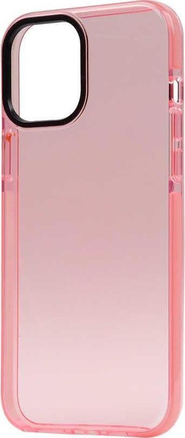 iPhone 12/12 Pro Kılıf Şeffaf Soft Kenar Tırtıklı Tasarım Silikon - Image 1