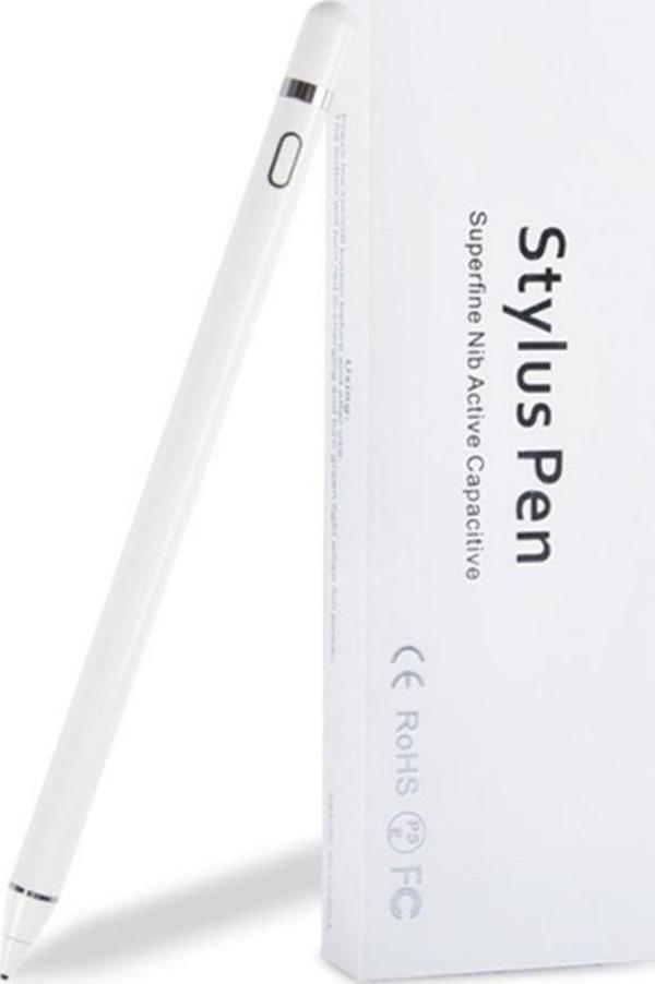 Asia Üniversal Stylus Pen Dokunmatik Kalem Ios+androıd Uyumlu Kalem Beyaz - Image 1
