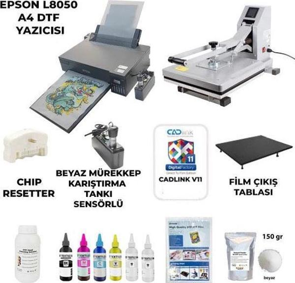 DTF Tekstil Baskı Seti A4 (CADLink) - Image 1