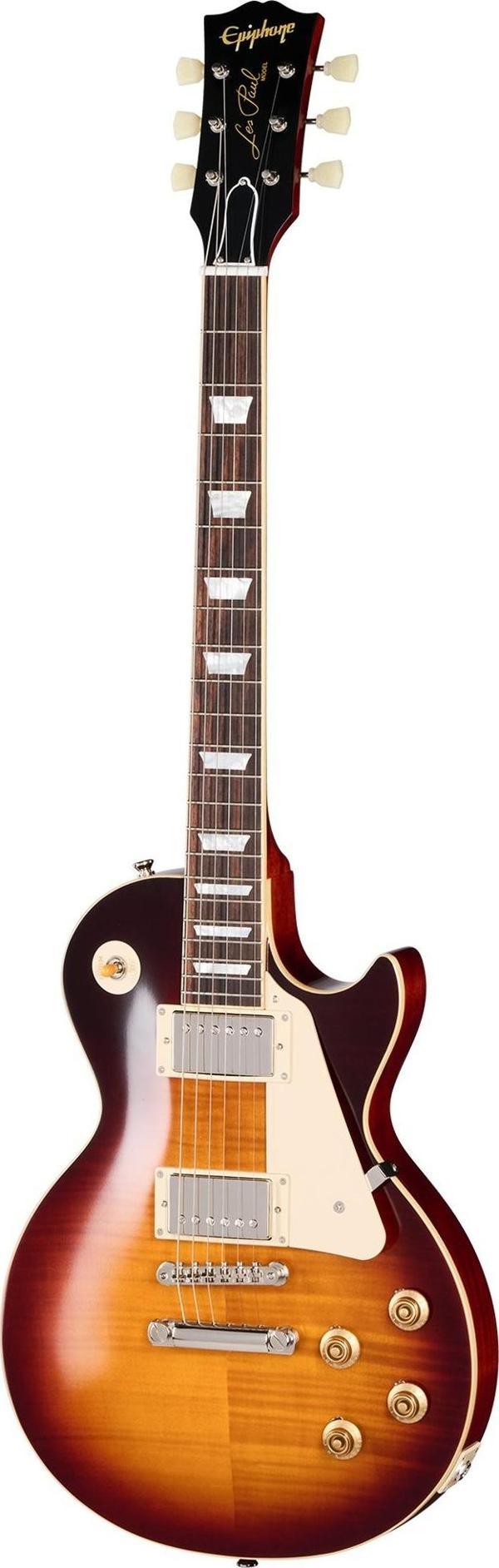 Epiphone 1959 Les Paul Standard Reissue Elektro Gitar (Washed Bourbon Burst) - Image 1