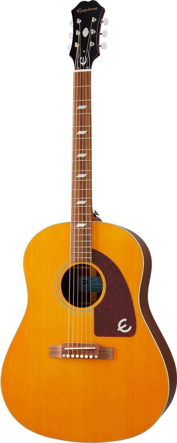 Epiphone Masterbilt Texan Elektro Akustik Gitar (Antique Natural Aged) - Image 1