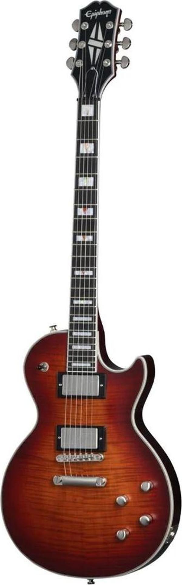 Epiphone Les Paul Prophecy Elektro Gitar (Aged Bengal Tiger Burst) - Image 1
