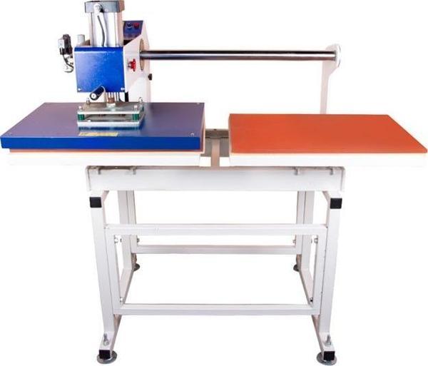 Goldpix Pnömatik Çift Tablalı Otomatik Düz Isı Transfer Baskı Makinesi - 40x60cm - Image 1