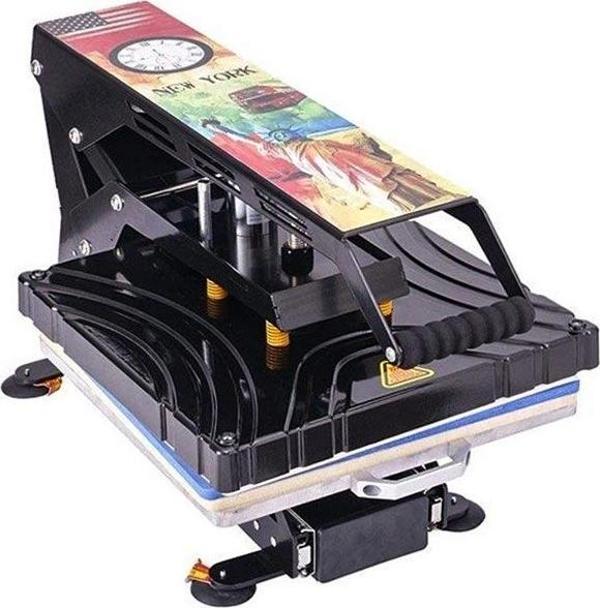 Goldpix Profesyonel Yarı Otomatik Düz Pres Baskı Makinesi - 38x38cm - Image 1