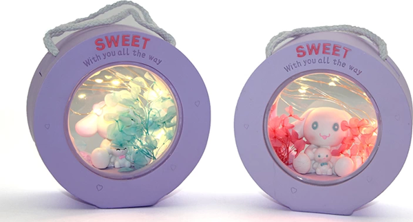 Polyester Hello Kitty Cinnamoroll Masa Üstü Lamba Alk1619 - Image 1