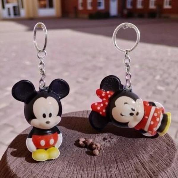 MİNNİE MOUSE MİCKEY MOUSE SUKUŞİ ANAHTARLIK 2 ADET MİNİ ANAHTARLIK - Image 1