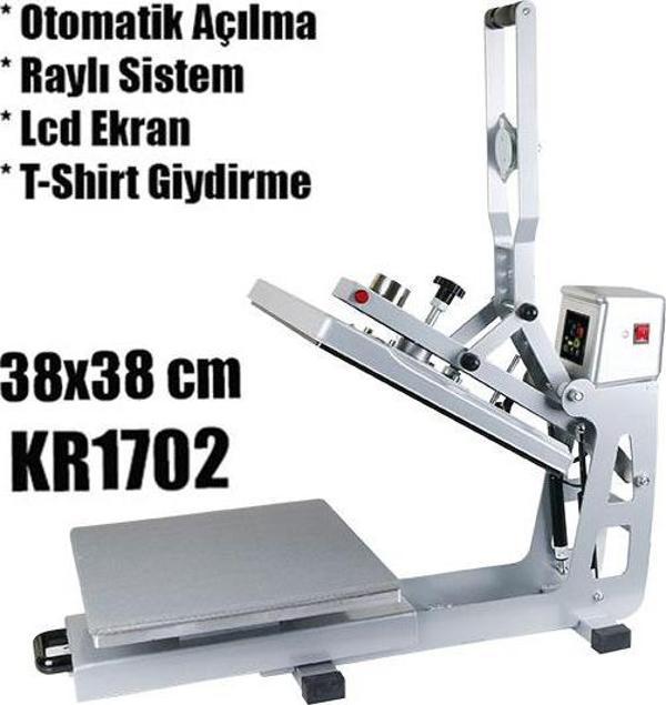 Otomatik Transfer Baskı Presi 38x38 cm - Image 1
