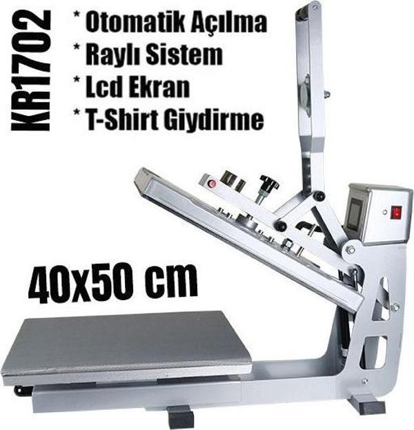 Otomatik Transfer Baskı Presi 40X50 cm - Image 1