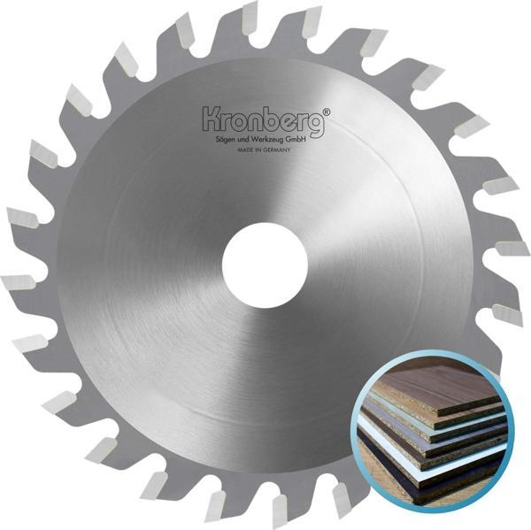 KRONBERG 125x3.1/4.3x20mm 24 Konik diş Çizici Testere Bıçağı - TCT Elmas Daire Testere (Panel Ebatlama) - Image 1