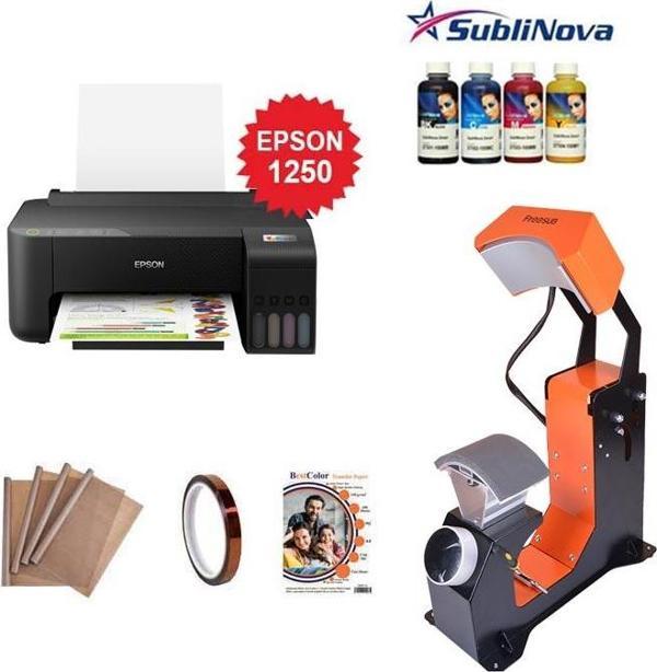 Süblimasyon Şapka Transfer Baskı Seti - Image 1