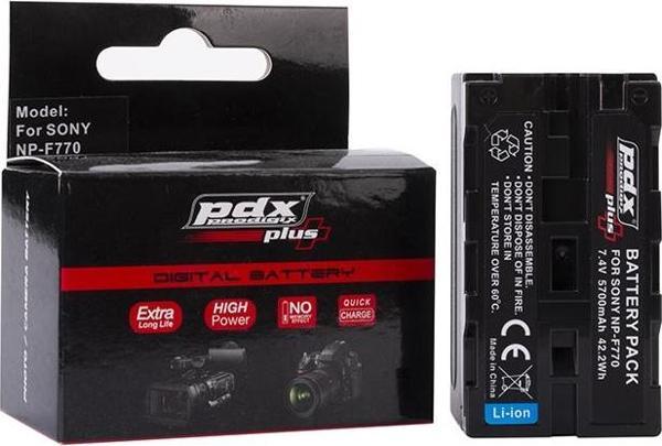 Pdx NP-F770 Batarya Pil 5700mAh MC1000 MC1500 MC2000 MC2500 HDV - Image 1